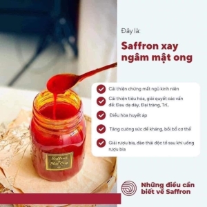 Nhuỵ hoa nghệ Tây ngâm mật ong