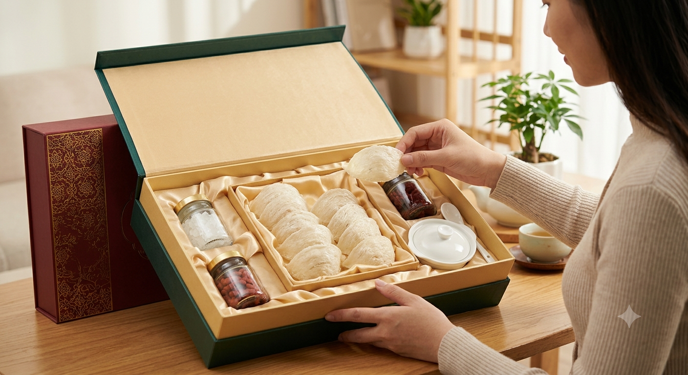 Bí Quyết Chọn Hộp Quà Yến Tinh Chế Vừa Đẹp Vừa Dễ Sử Dụng