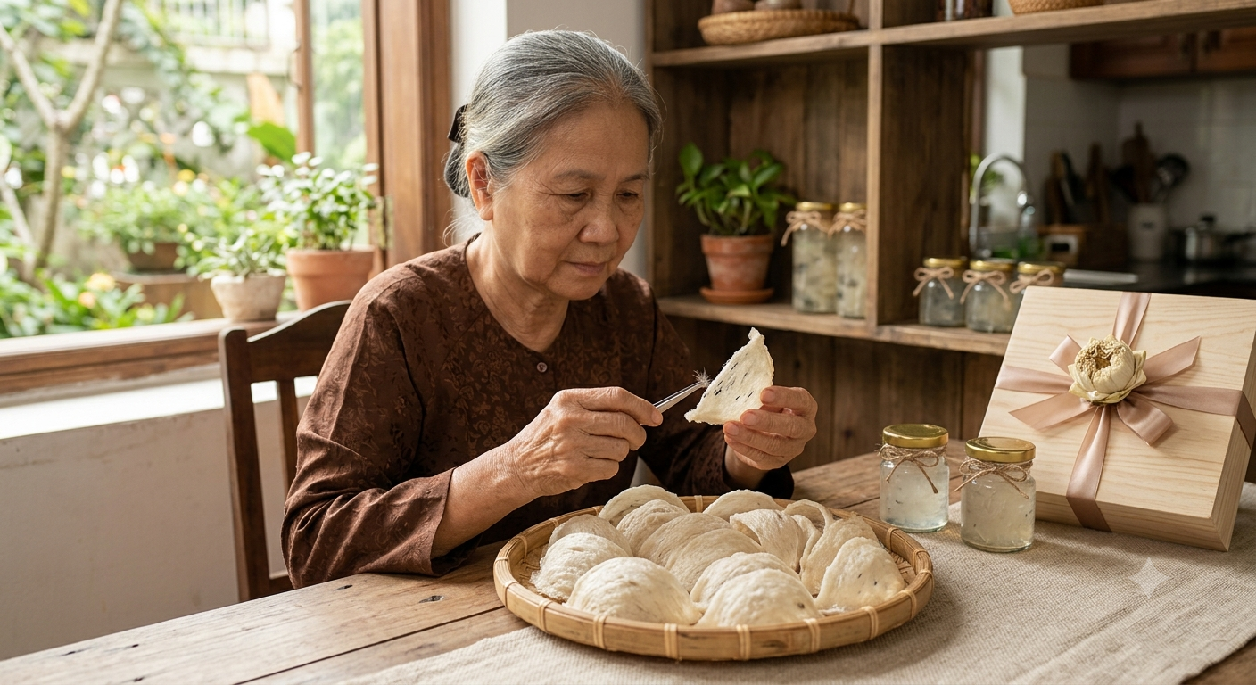 Lưu ý quan trọng khi chọn mua tổ yến thô ít lông